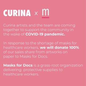 Curina's support of artists during COVID