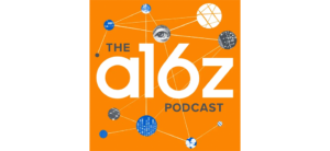 Logo for the a16z podcast