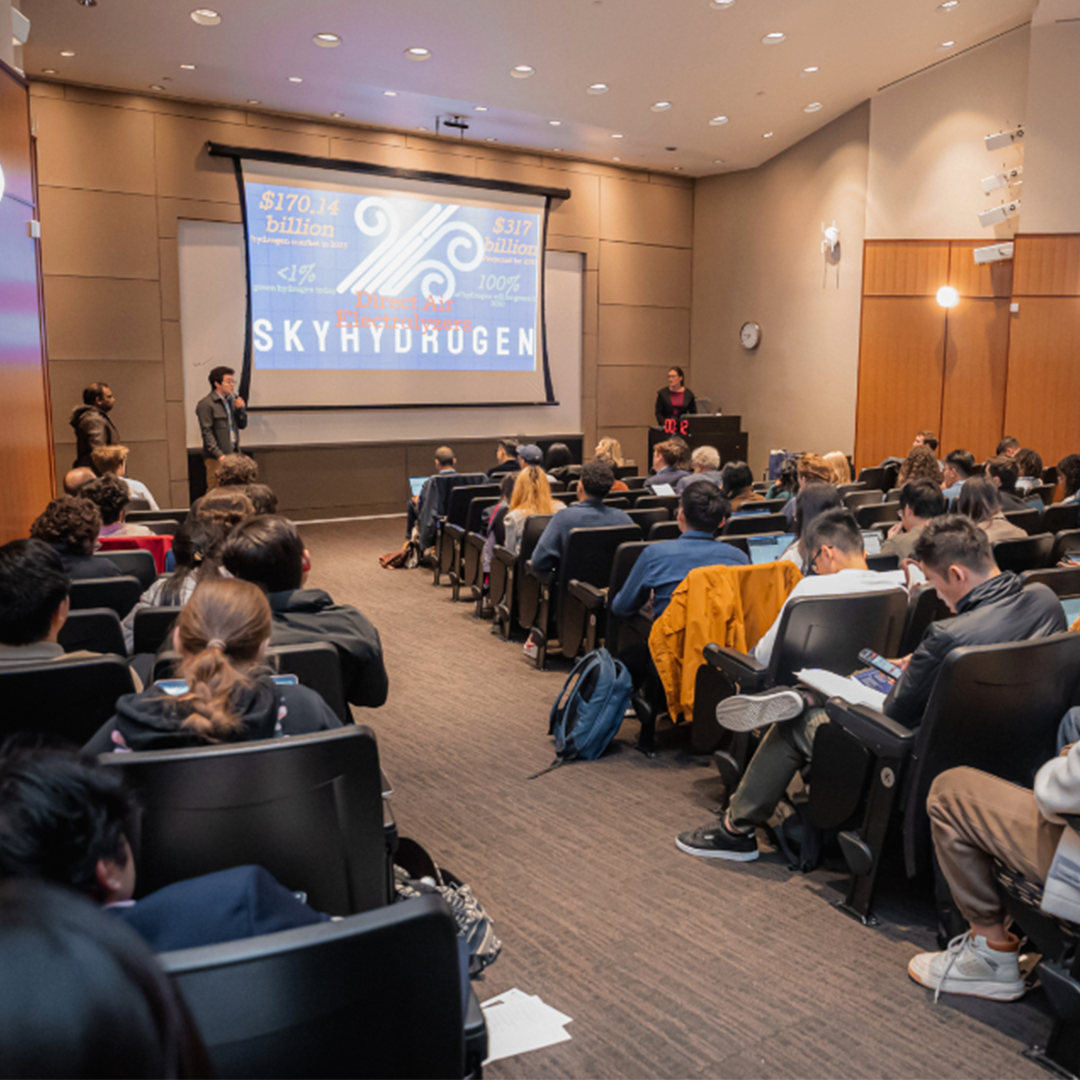 Picture from Fast Pitch at Davis Auditorium