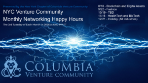 Columbia Venture Community Sept 22 meet up